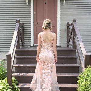 JOVANI light pink/rose prom dress (60283) size 00